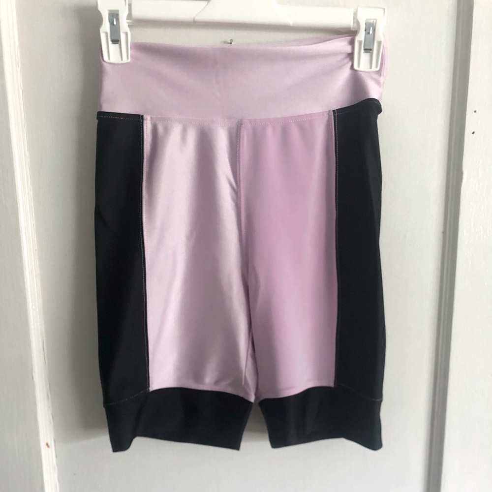 Purple/Black Biker Shorts